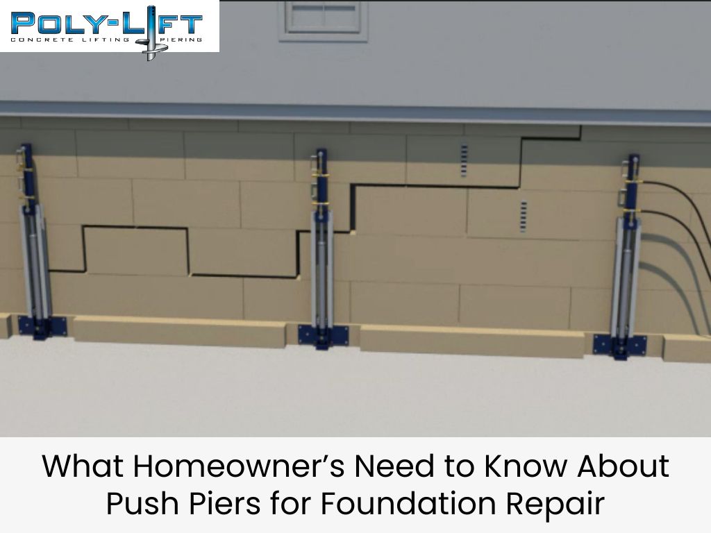 Homeowners Guide Push Piers For Foundation Repair